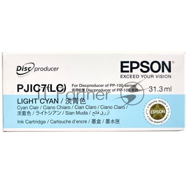 Картридж EPSON PJIC7 светло-голубой для Discproducer PP-100 (C13S020448/C13S020689)