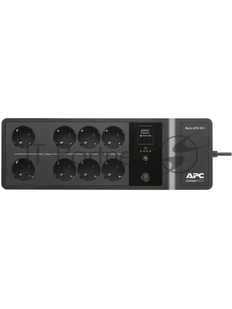 Источник бесперебойного питания APC Back-UPS BE650G2-GR 400Вт 650ВА черный