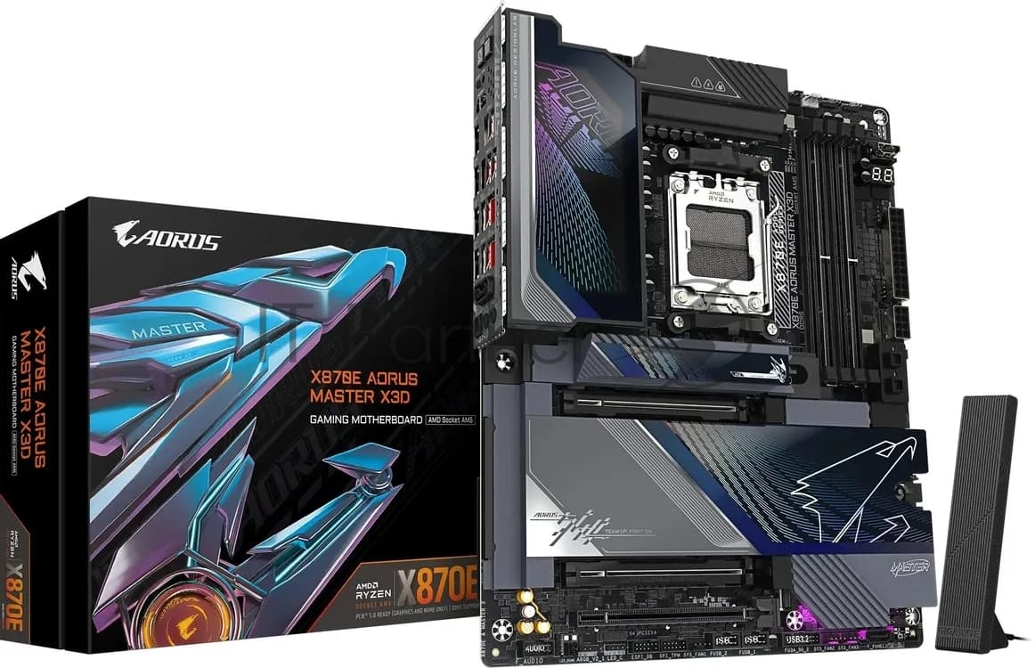 Материнская плата Gigabyte X870E AORUS MASTER X3D, RTL