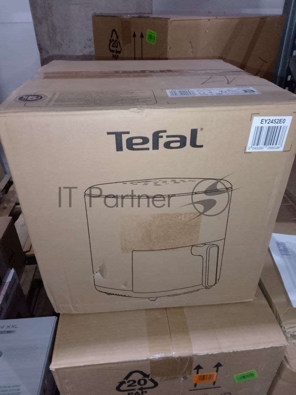 (Поврежденная упаковка) Аэрогриль электрический Tefal Easy Fry Pop EY2452E0 жёлтый, 5 л.
