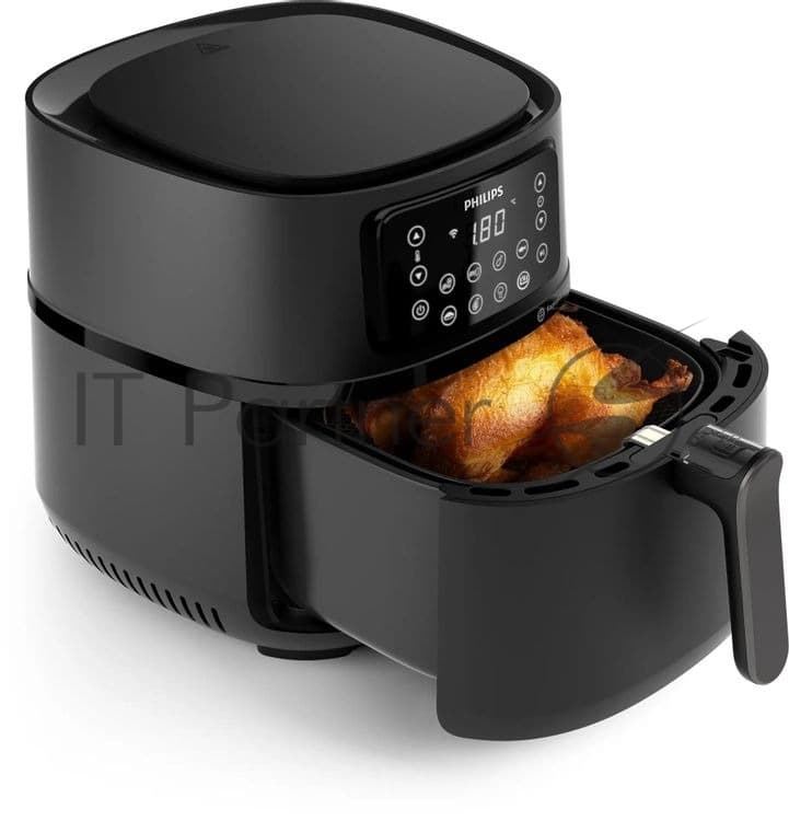 Аэрогриль Philips HD9285/93 черный, 2000 Вт, 7.2 л, сенсор, 8 программ