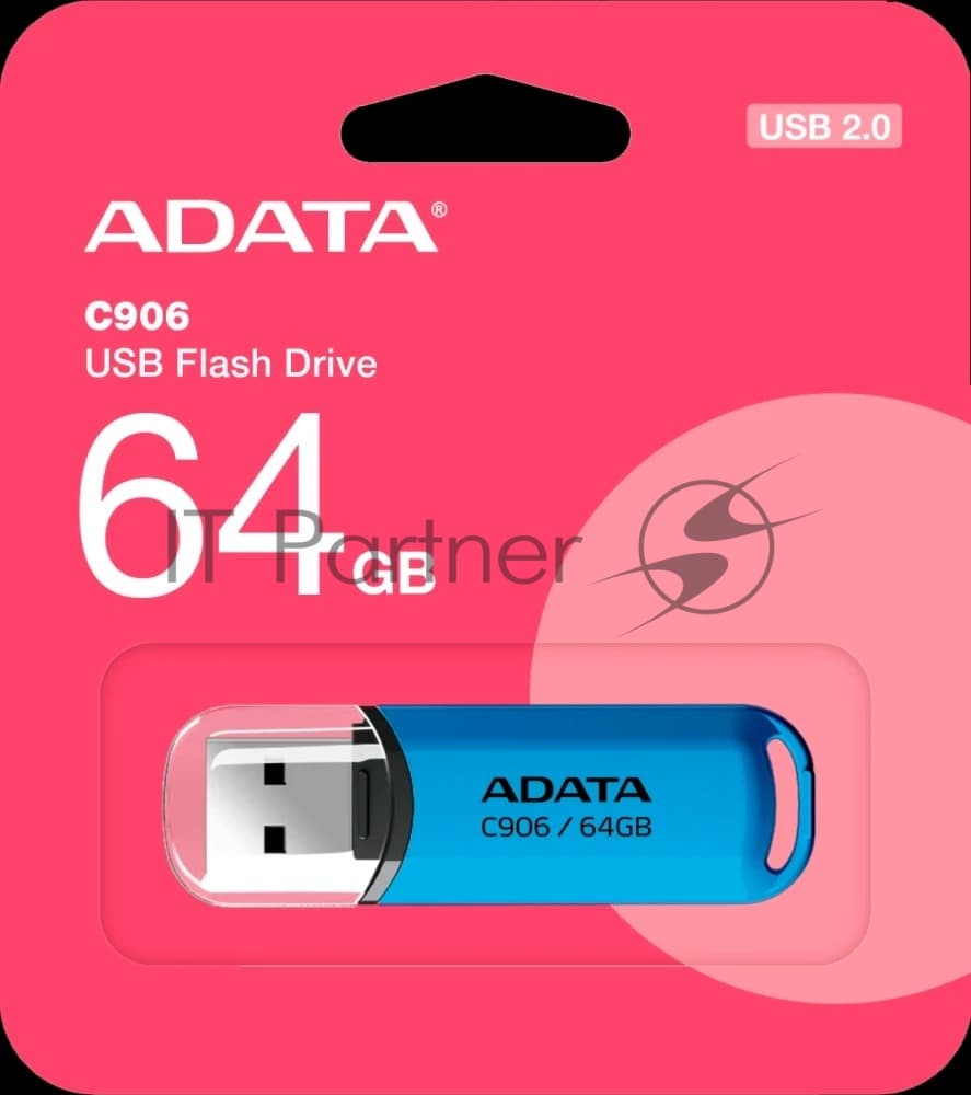 USB накопитель ADATA 64GB C906 Flash USB 2.0