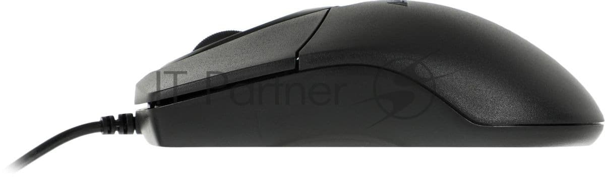 Мышь проводная A4Tech OP-720 черный, 1200 dpi, USB, кнопки - 3