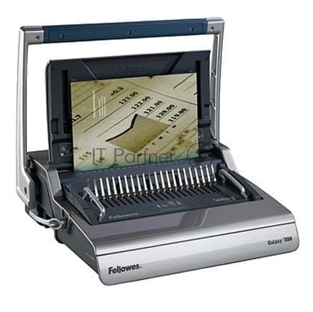Переплетчик Fellowes GALAXY 500 A4/перф.25л.сшив./500/пластик.пруж. (6-50мм)
