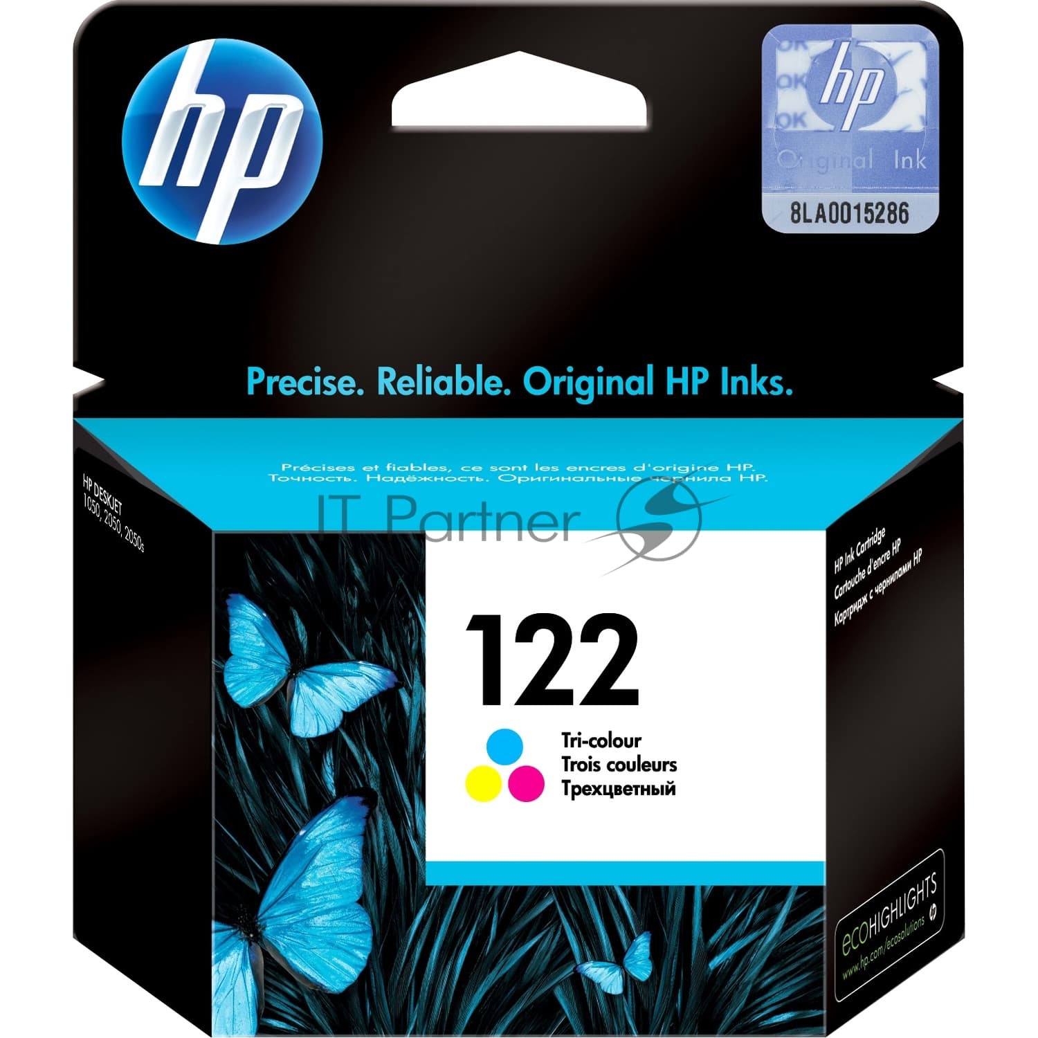 Картридж струйный HP 122 CH562HE многоцветный для HP DJ 1050A/2050A/3000 (100 стр.)
