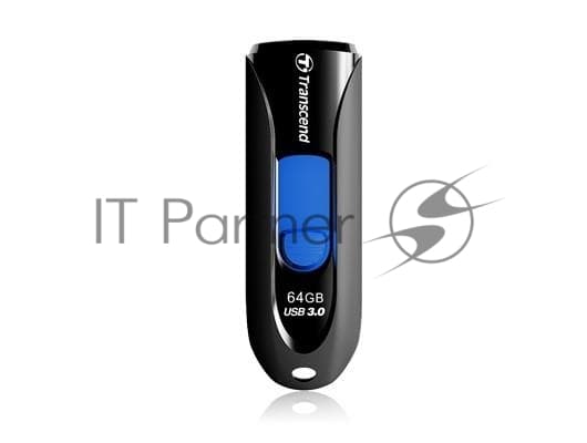 Флеш накопитель 128GB Transcend JetFlash 790, USB 3.1, Черный/Синий