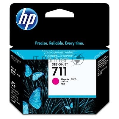 Картридж струйный HP №711 CZ131A пурпурный для HP DJ T120/T520 (29мл)