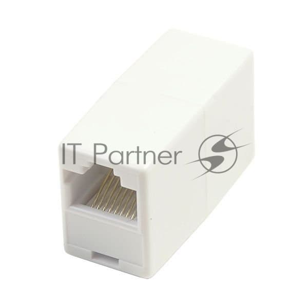 Коннектор проходной адаптер RJ45 Gembird Соединитель RJ-45F/RJ-45F TA350/1