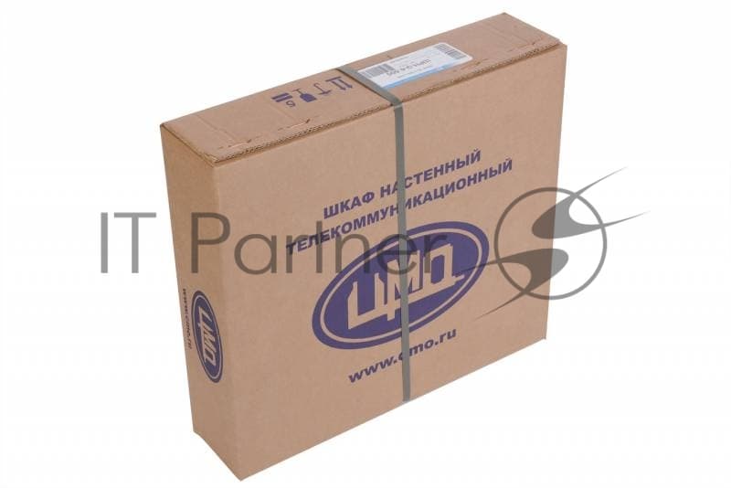 Шкаф настенный ЦМО ШРН-Э-9.500.1 9U 600x520 мм пер. дв. стал. лист несъемные бок. пан. серый
