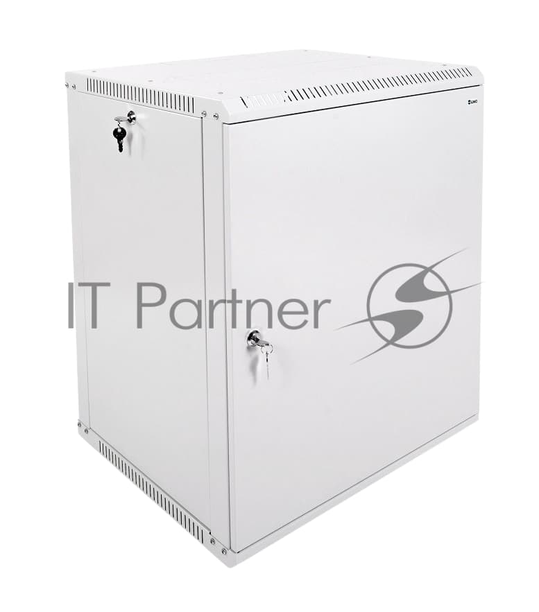Шкаф телекоммуникационный настенный разборный 15U (600х520) дверь металл, ШРН-Э-15.500.1