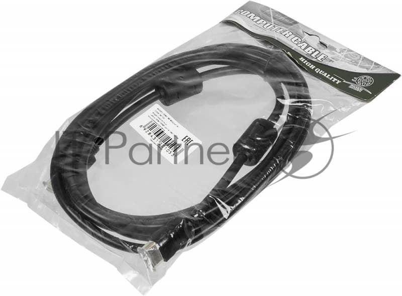 Кабель аудио-видео Ningbo HDMI (m)/HDMI (m) 3м. феррит.кольца позолоченные контакты черный (HDMI-3M-MG(VER1.4))