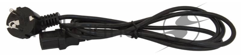 Кабель питания Cord Power Gembird/Cablexpert 1.8м, Schuko- C13, 6А, черный, с зазем.