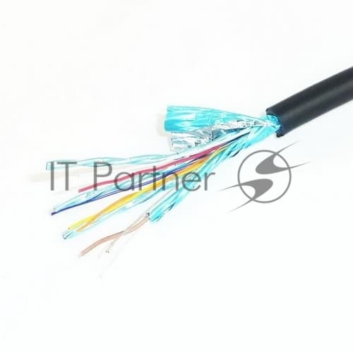 Кабель HDMI-DVI Cablexpert CC-HDMI-DVI-7.5MC, 19M/19M, 7.5м, single link, черный, позол.разъемы, экран, пакет