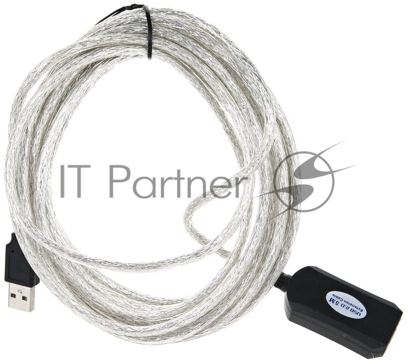 Кабель удлинительный USB A (M) - USB A (F), 5м, VCOM VUS7049-5M