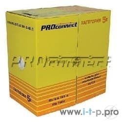 Кабель PROconnect Кабель FTP cat.5e 4 пары (305м) 0.51 мм
