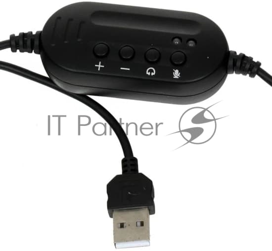 Гарнитура Ritmix RH-533 USB чёрный, проводная, USB