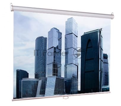 Настенный экран LEP-100102 Lumien Eco Picture 180х180 см Matte White, восьмигранный корпус, возм. потолочн-настенного крепления (ТРЕУГОЛЬНАЯ уп)