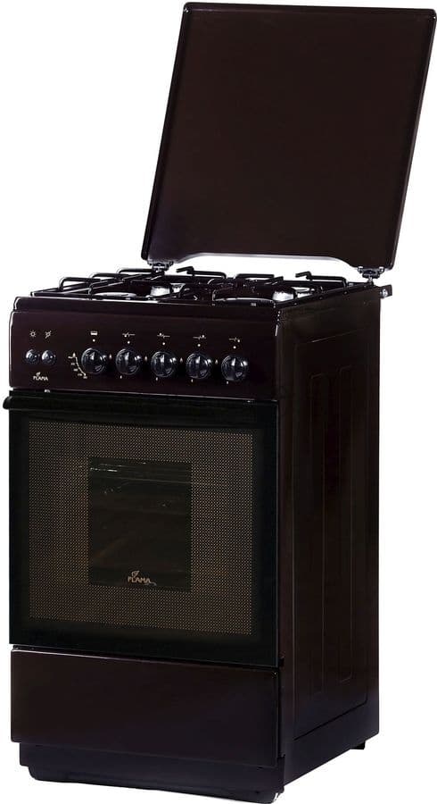 Плита Газовая Flama FG 2426 B коричневый