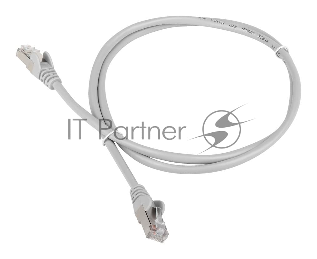 LANMASTER Патч-корд TWT-45-45-1.0/S6-GY FTP Cat.6 1м серый