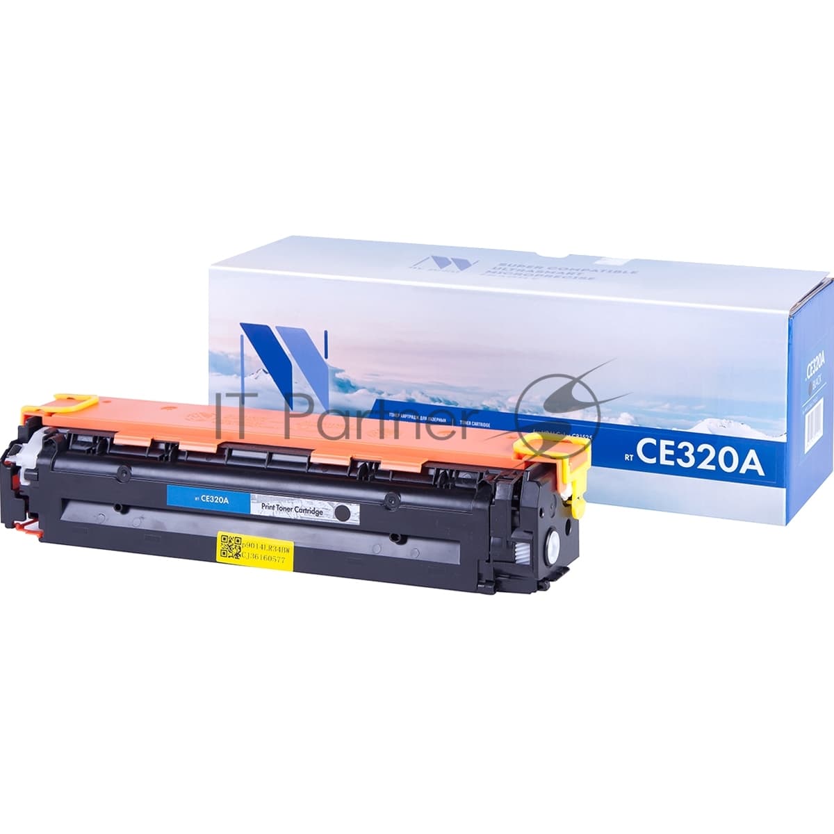 Картридж лазерный NVPrint совместимый HP CE320A черный для LJ Color CP1525 (2000k)