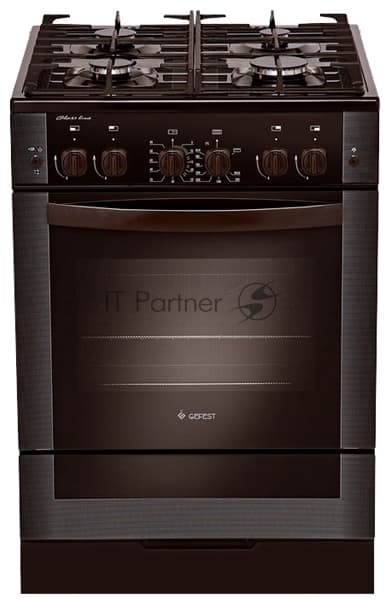 Плита газовая Gefest 6500-02 0045 коричневый, конфорок 4 шт, духовка 52 л, 60 см x 85 см x 60 см