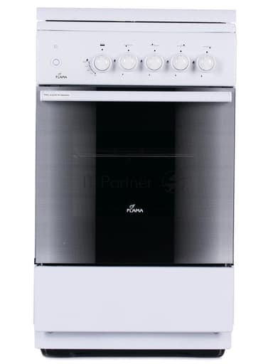 Газовая плита Flama FG 2411 W белый, конфорок 4 шт, духовка 50 л, 50 см x 85 см x 60 см