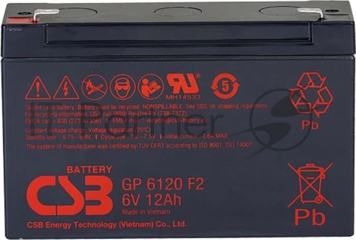 Батарея CSB GP 6120 (6V 12Ah)