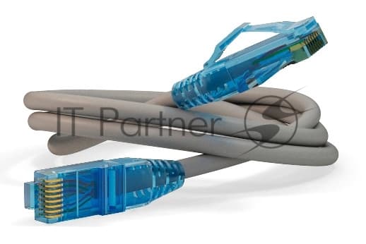 Патч-корд Hyperline PC-LPM-UTP-RJ45-RJ45-C6-3M-LSZH-GY Патч-корд UTP, Cat.6, LSZH, 3 м, серый