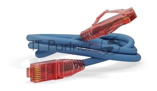 Патч-корд Hyperline U/UTP, Cat.5е, LSZH, 1.5 м, синий PC-LPM-UTP-RJ45-RJ45-C5e-1.5M-LSZH-BL