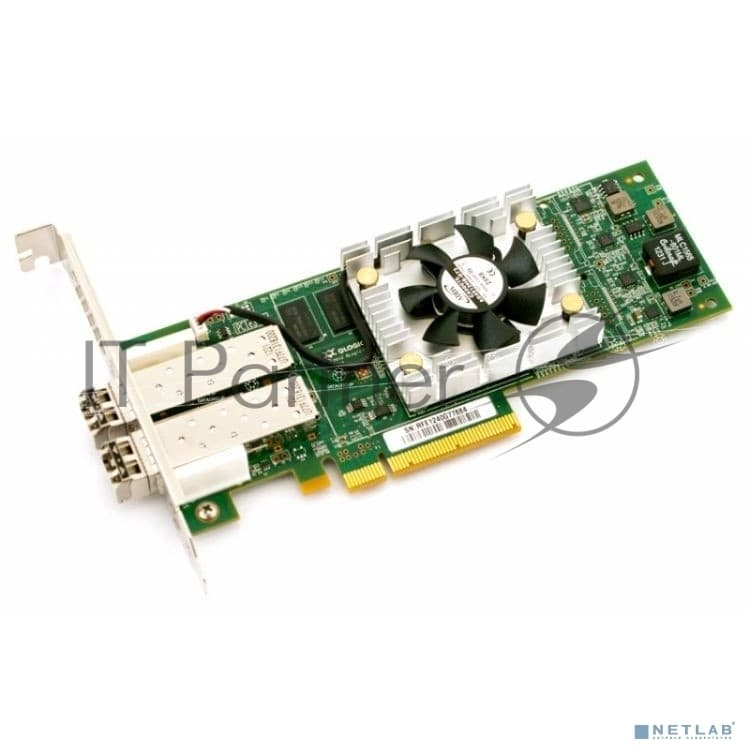 Контроллер Qlogic QLE2672-CK 16Gb Dual Port FC HBA x8 PCIe LC multi-mode optic