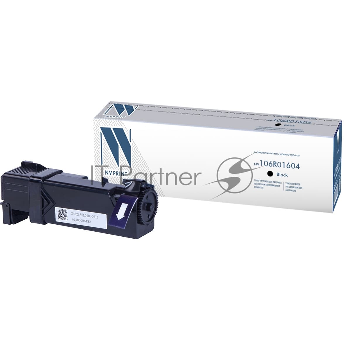 -/ Тонер-картридж NVP NV-106R01604 Black для Xerox Phaser 6500 / WorkCentre 6505 (3000k)
