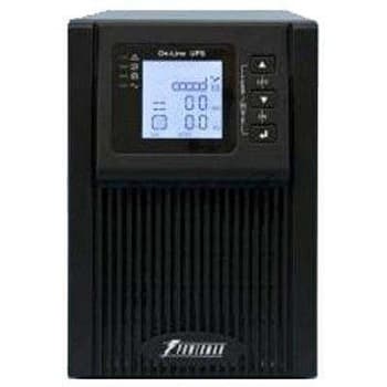 Источник бесперебойного питания PowerMan Online 2000VA черный (Online-Double conversion/LCD Display/USB/Software/RJ11/45,RS-232)
