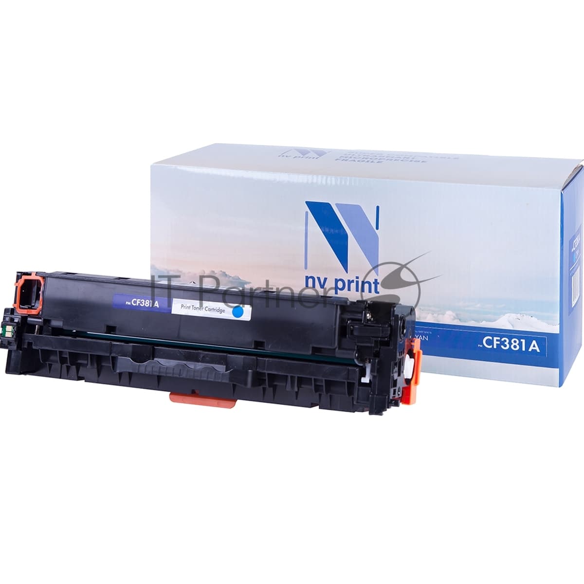 -/ Тонер-картридж NVP NV-CF381A Cyan для HP Color LaserJet M476dn/ M476dw/ M476nw (2700k)