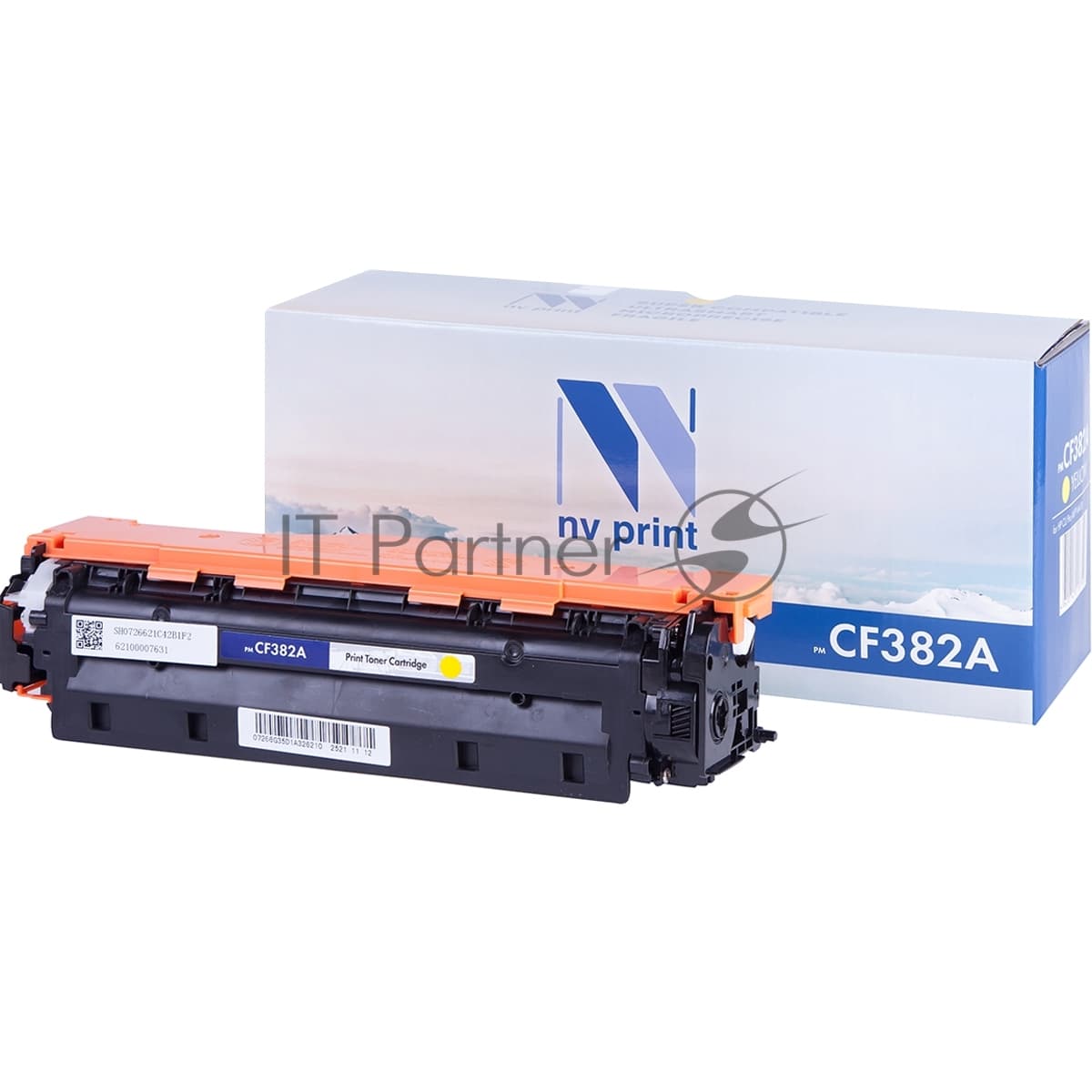 -/ Тонер-картридж NVP NV-CF382A Yellow для HP Color LaserJet M476dn/ M476dw/ M476nw (2700k)