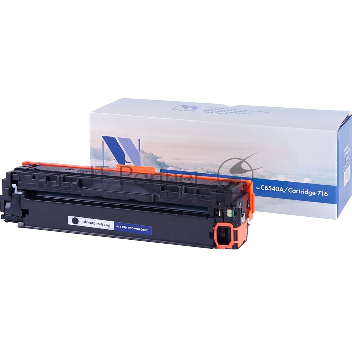 Картридж лазерный NVPrint CB540A/CRG716 для принтеров Color LaserJet CP1215/1515/CM1518 (2200k) черный