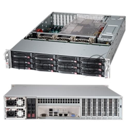 Корпус SuperMicro CSE-826BE1C-R920LPB 2U SC826B Chassis W/ 1 Expander, 920W, Black