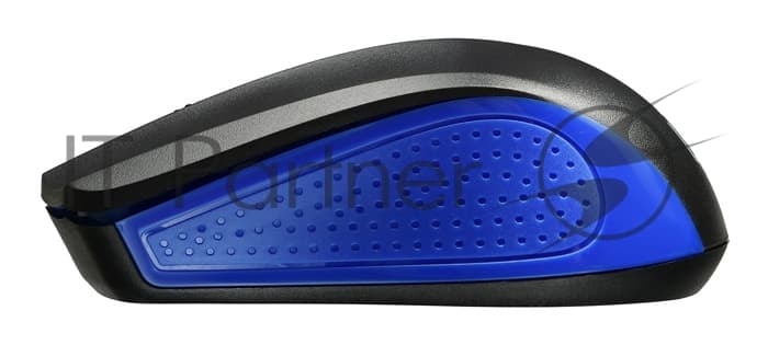 Мышь беспроводная Oklick 485MW черный/синий, 1200 dpi, радиоканал, USB, кнопки - 3