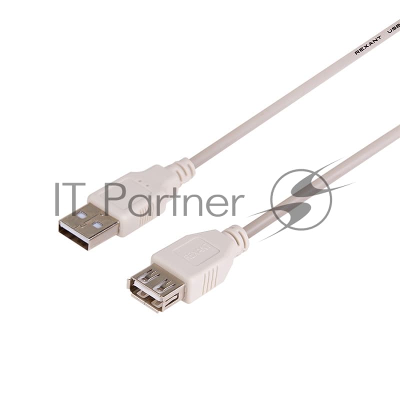 Кабель Rexant USB-А (male) - USB-A (female) 1.8M