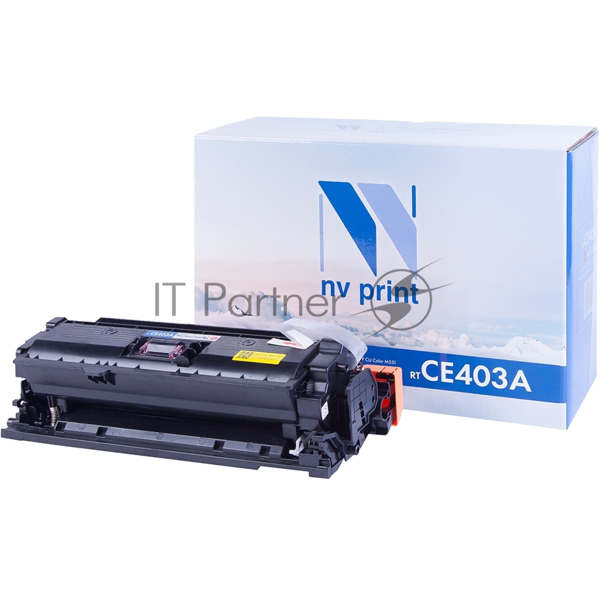 Картридж лазерный NVPrint совместимый HP CE403AMagenta для CLJ Color M551 (6000k)
