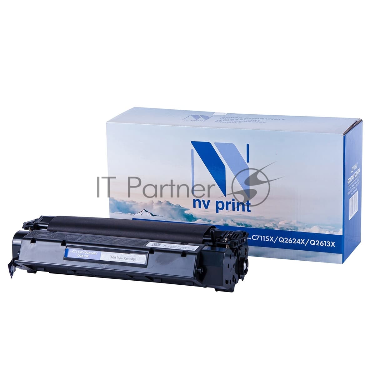 Картридж лазерный NVPrint совместимый HP C7115X/2624X/2613X для LJ 1000/1200/1150/1300 (3500k)