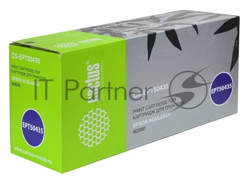 -/ Картридж лазерный Cactus CS-EPT50435 S050435 черный (8000стр.) для Epson AL M2000