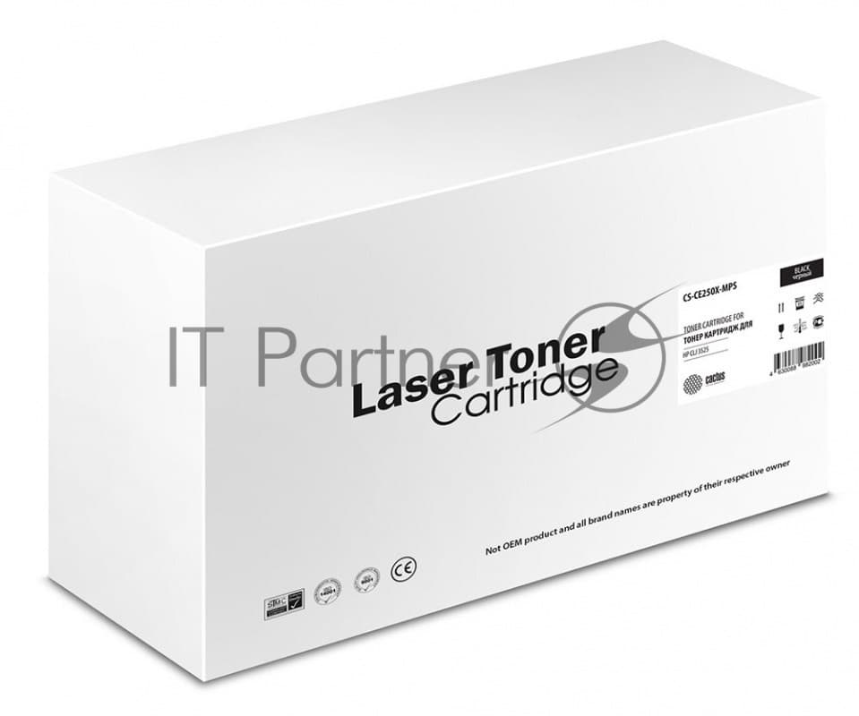 -/ Картридж лазерный Cactus CS-CE250X CE250X черный (10500стр.) для HP CLJ CP3525/CM3530