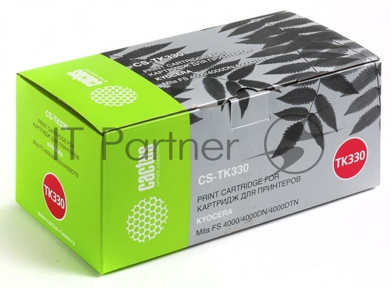-/ Картридж лазерный Cactus CS-TK330 черный (20000стр.) для Kyocera Mita FS 4000/4000DN/4000DTN