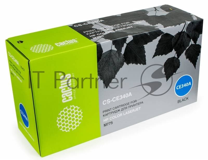 -/ Картридж лазерный Cactus CS-CE340A CE340A черный (13500стр.) для HP CLJ M775