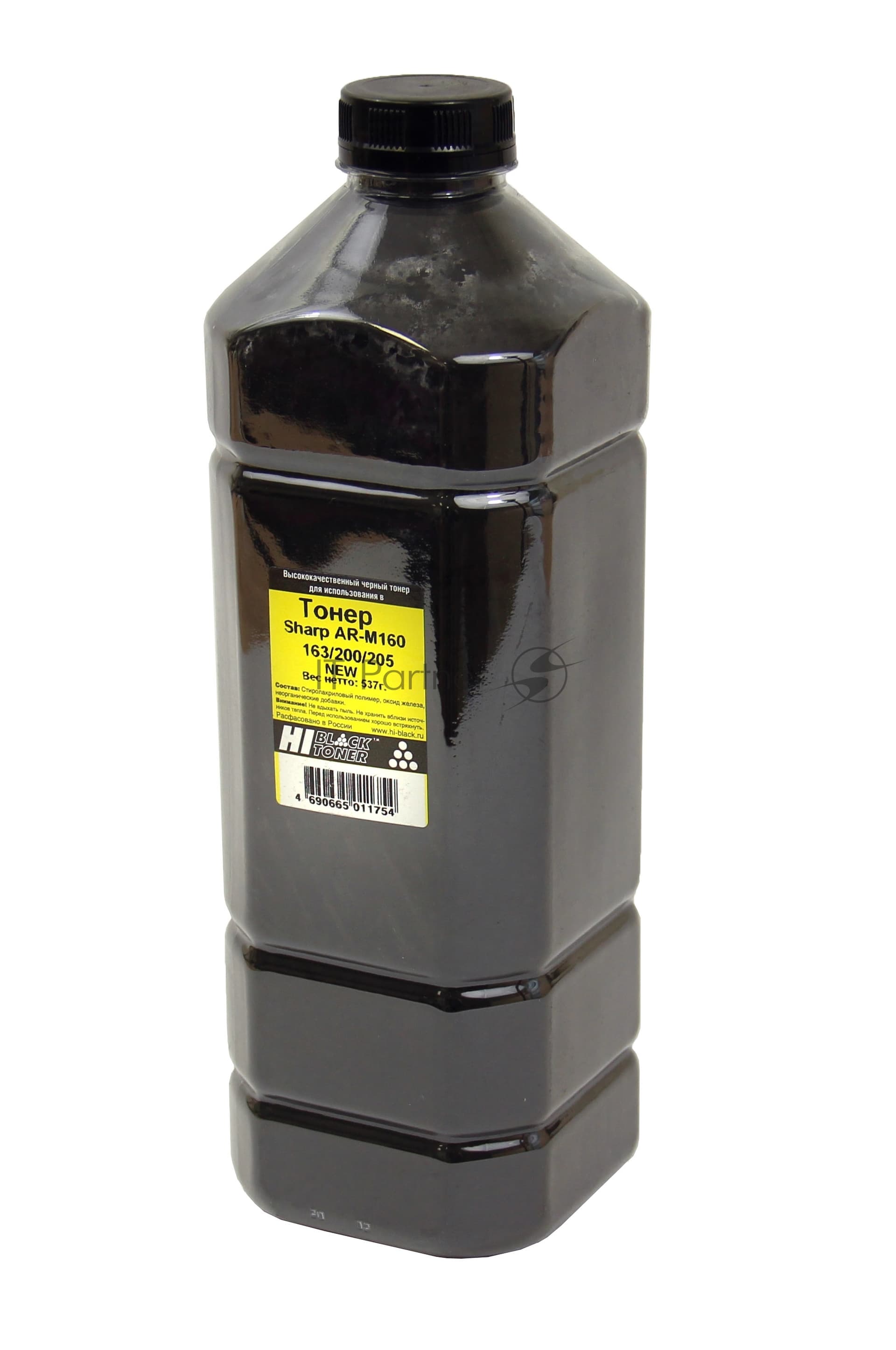 Тонер Sharp AR-M160/163/200/205 (Hi-Black) AR202LT, 537 г, канистра