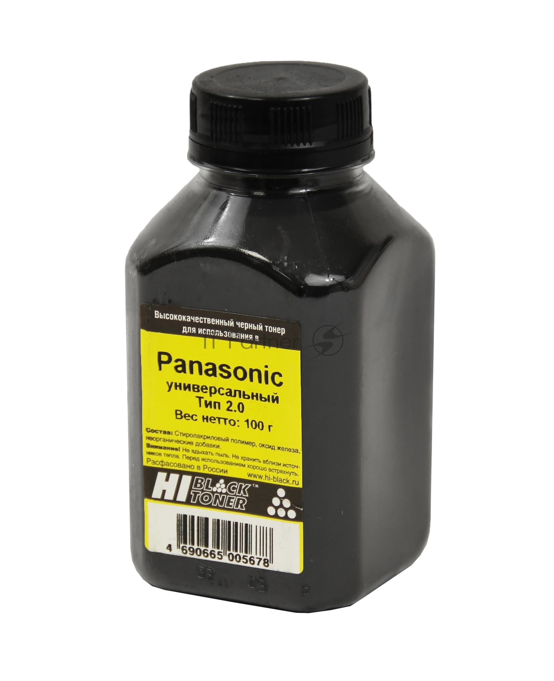 Тонер Hi-Black Panasonic Универсальный Тип 2.0 100 г, банка