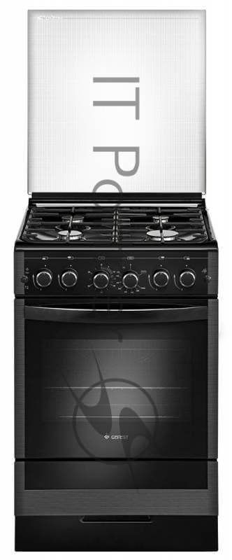 Плита газовая Gefest ПГ 5300-02 0046 черный, конфорок 4 шт, духовка 52 л, 50 см x 85 см x 58.5 см