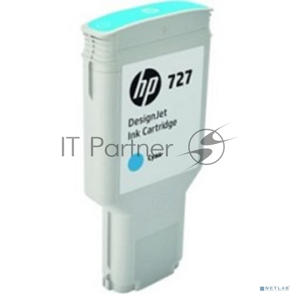 Картридж/ HP 727 300-ml Cyan DesignJet Ink Cartridge