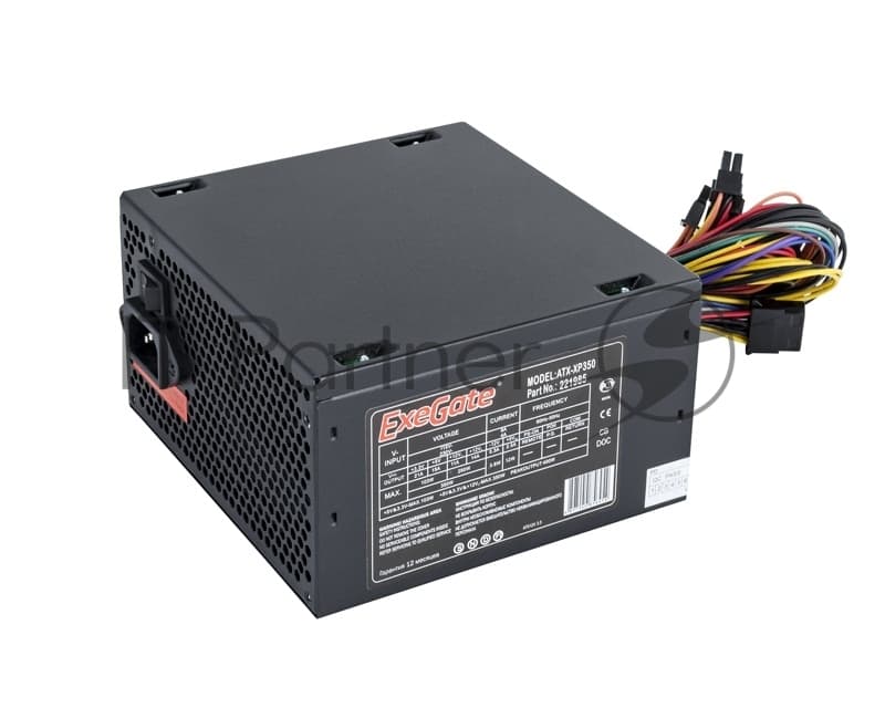 Блок питания ExeGate XP350 (EX221985RUS-PC), 350Вт, 120мм, черный