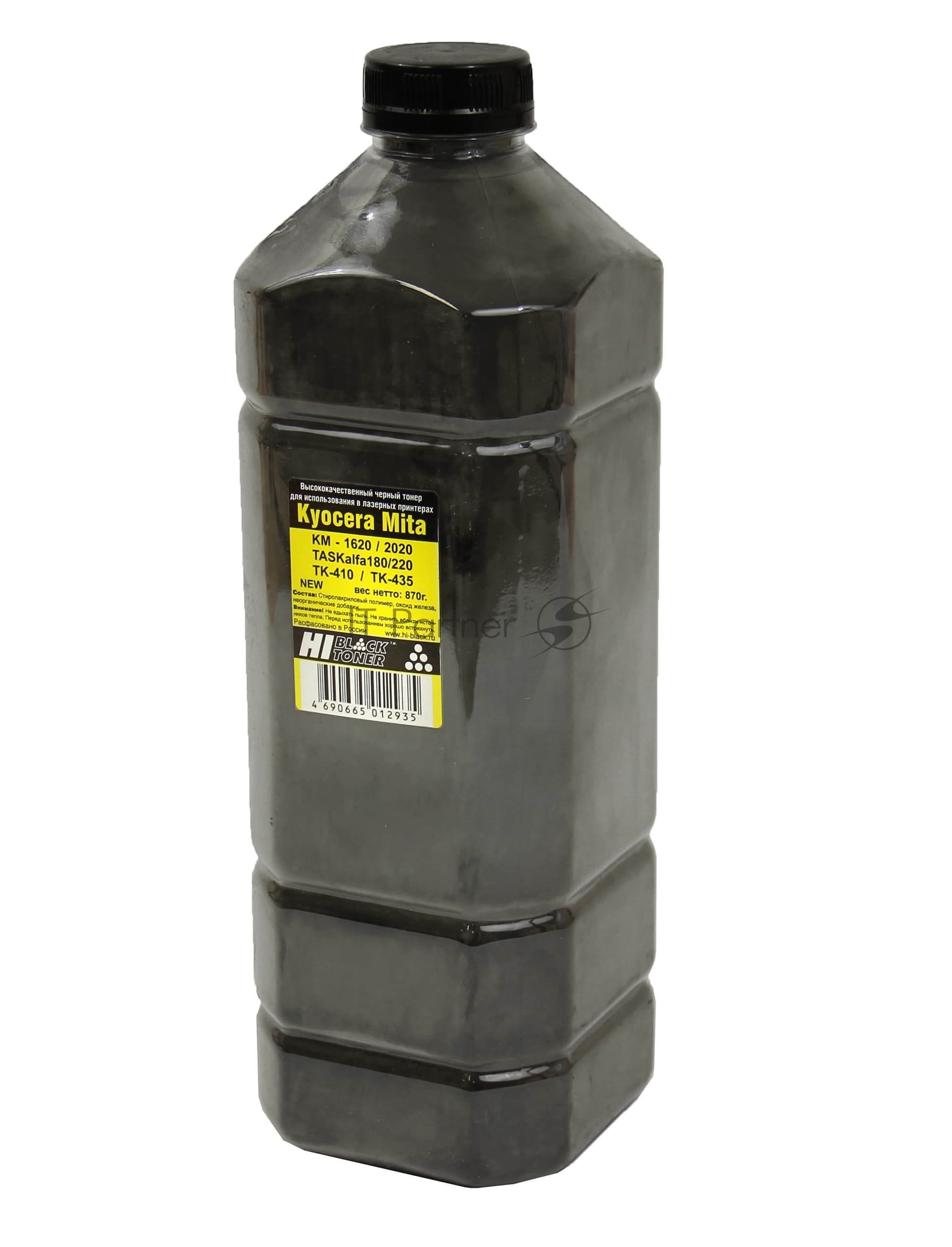 Тонер Kyocera KM-1620/2020/TASKalfa180/220 (Hi-Black) new, TK-410/TK-435, 870 г, канистра